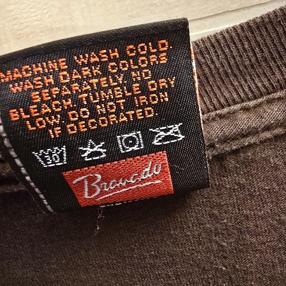 {XL} Harley-Davidson Live To Ride Rebel Ride To Live Brown Graphic Tee - Picture 9 of 12